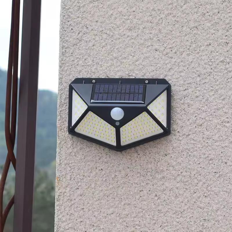 Lampe solaire extérieur LED murale