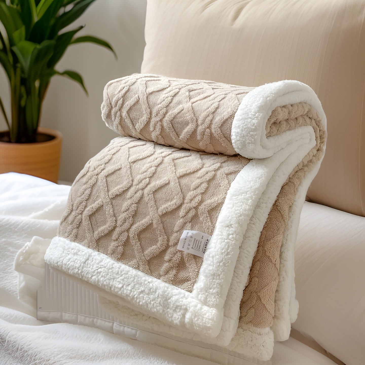 CozyNest – Couverture Polaire Double Face Luxueuse pour un Confort Hivernal Absolu