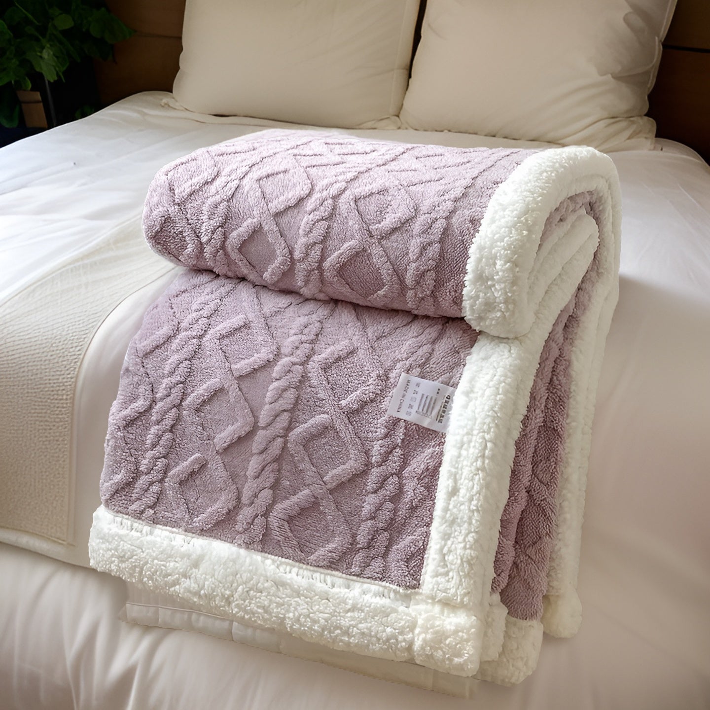 CozyNest – Couverture Polaire Double Face Luxueuse pour un Confort Hivernal Absolu