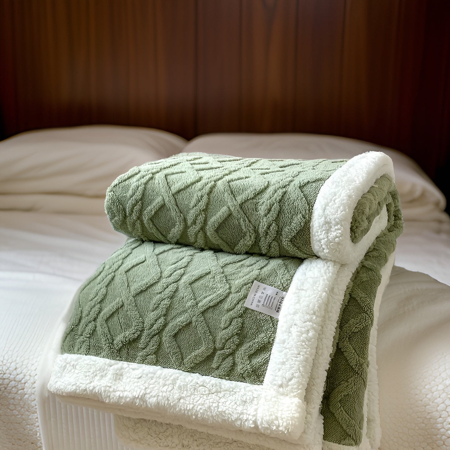 CozyNest – Couverture Polaire Double Face Luxueuse pour un Confort Hivernal Absolu