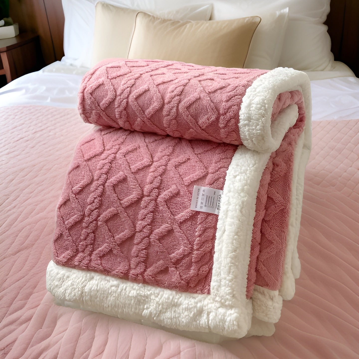 CozyNest – Couverture Polaire Double Face Luxueuse pour un Confort Hivernal Absolu