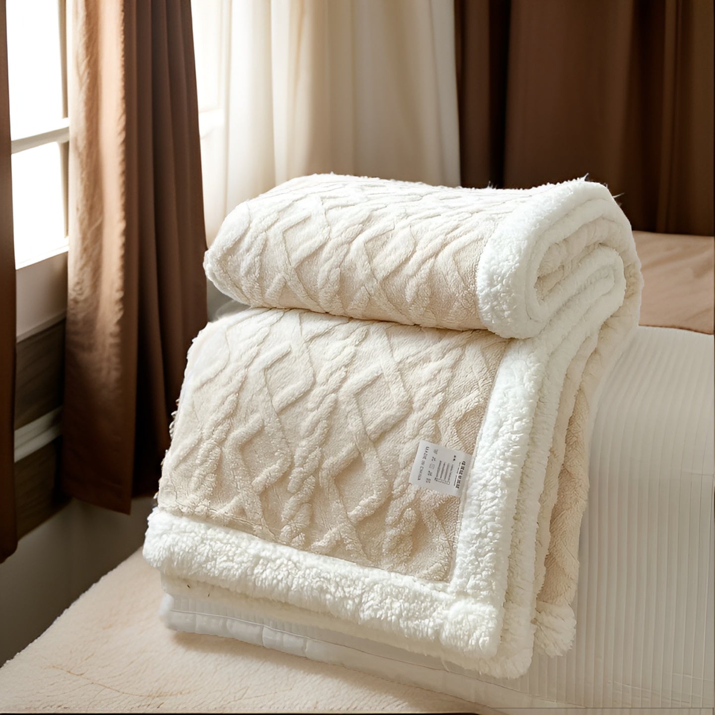 CozyNest – Couverture Polaire Double Face Luxueuse pour un Confort Hivernal Absolu