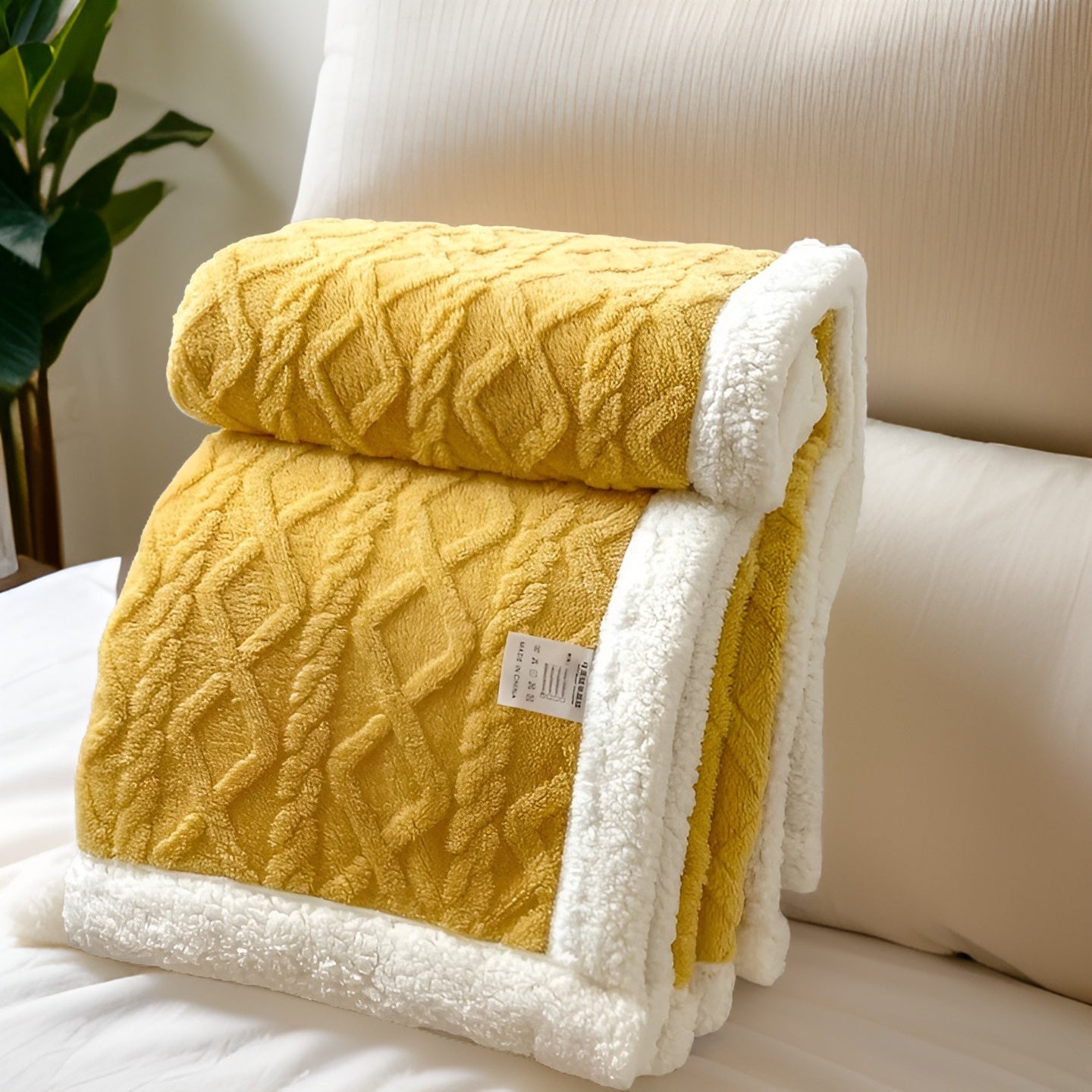 CozyNest – Couverture Polaire Double Face Luxueuse pour un Confort Hivernal Absolu