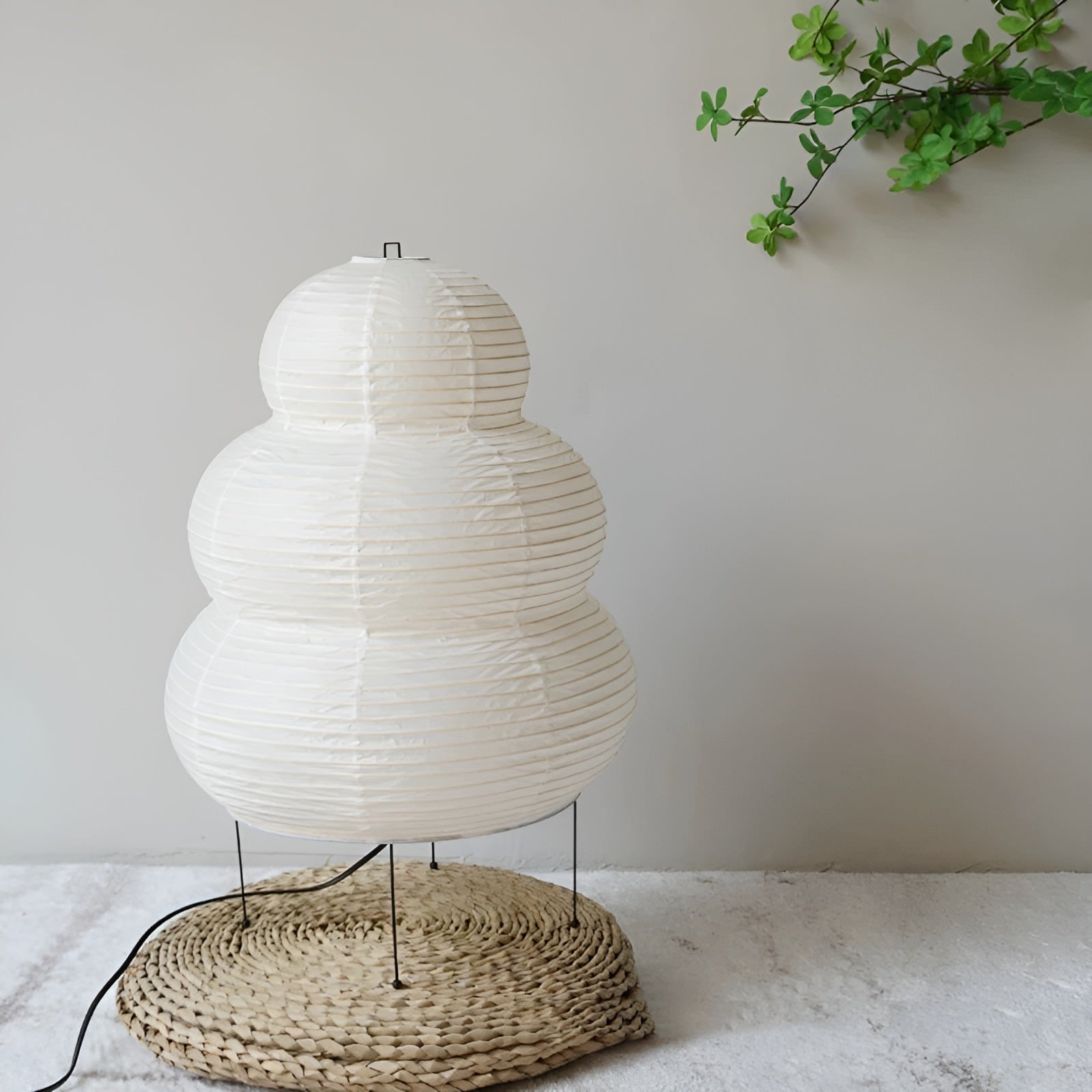 Satori – Japansk-inspirert bordlampe i rispapir