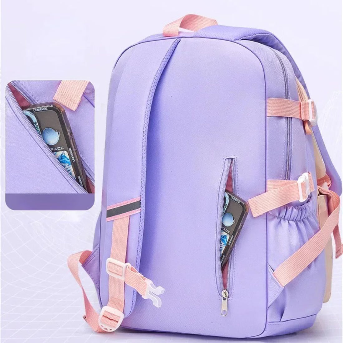 Stitch skolesekk for jenter