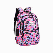 Cartable fille CM1 à motif géométrique