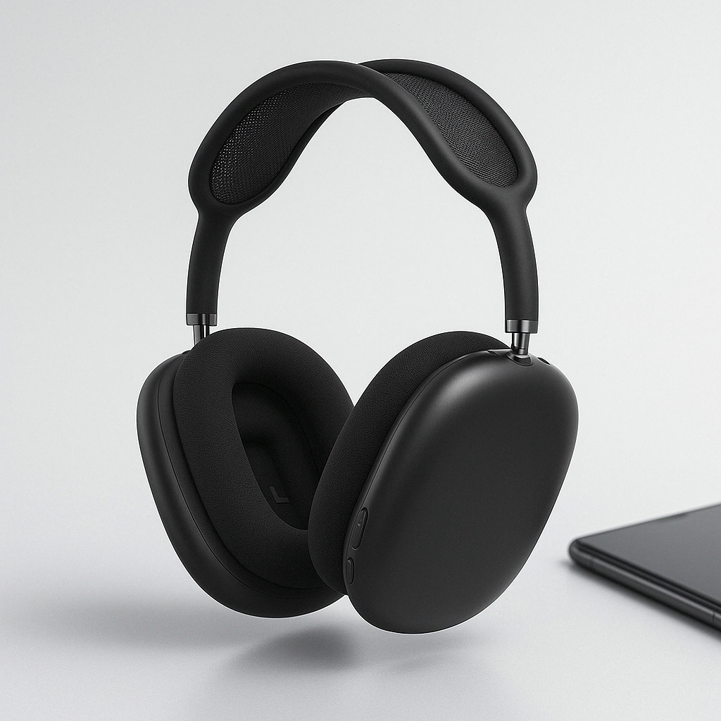 EchoVibe Bluetooth Noise Cancelling Casque Audio Over-Ear – Son Immersif et Confort Toute la Journée