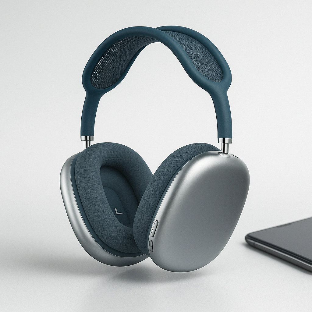 EchoVibe Bluetooth Noise Cancelling Casque Audio Over-Ear – Son Immersif et Confort Toute la Journée