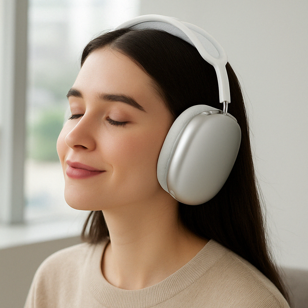 EchoVibe Bluetooth Noise Cancelling Casque Audio Over-Ear – Son Immersif et Confort Toute la Journée