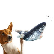 Jouet Interactif Chien Forme Poisson Souple