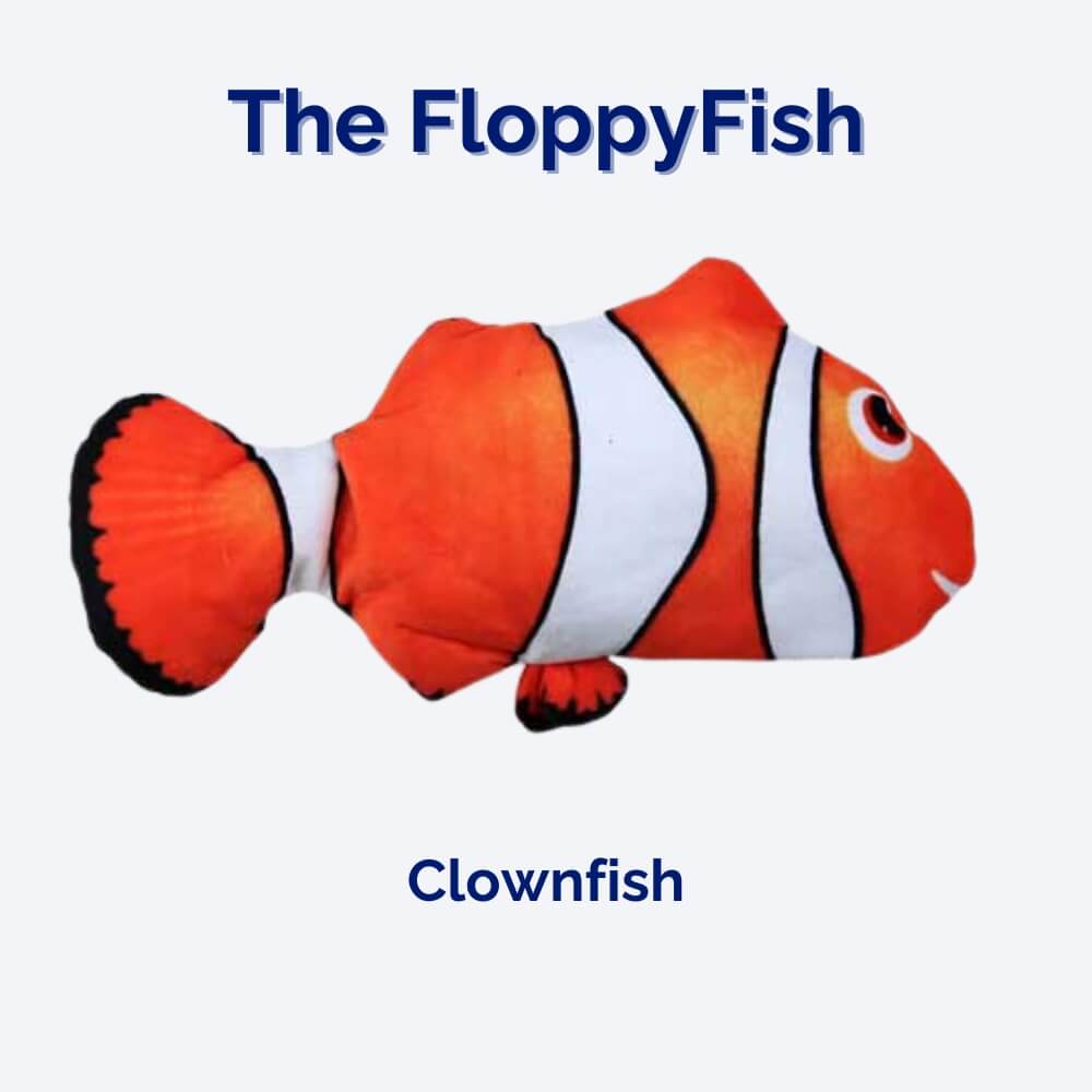 Jouet Interactif Chien Forme Poisson Souple