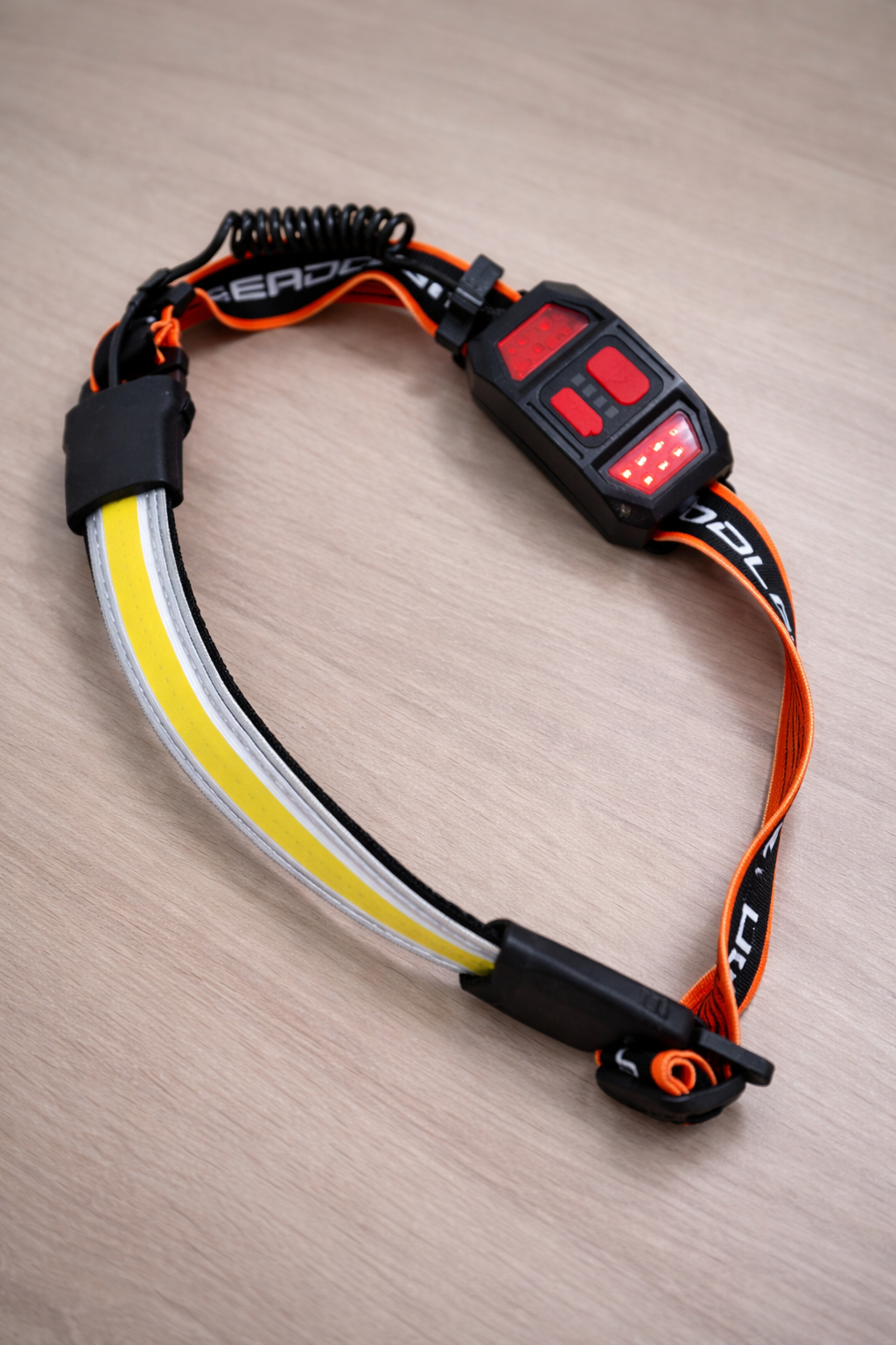 Lampe frontale LED rechargeable USB COB 1000 lumens, grand angle 230°