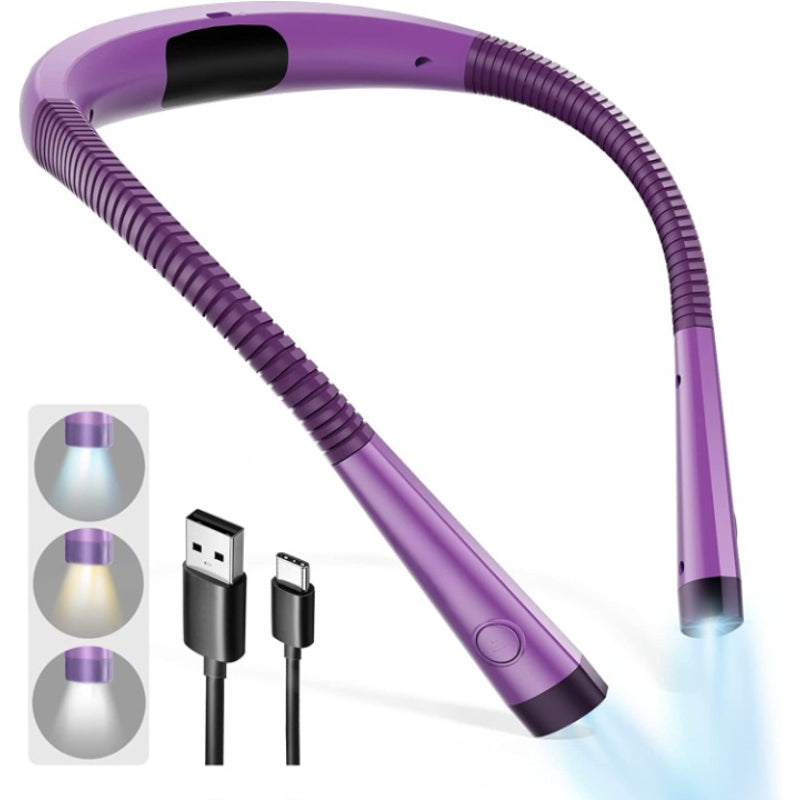 LED-leselampe Med Justerbar Lysstyrke – Oppladbart Batteri For Kontor Og Lesing