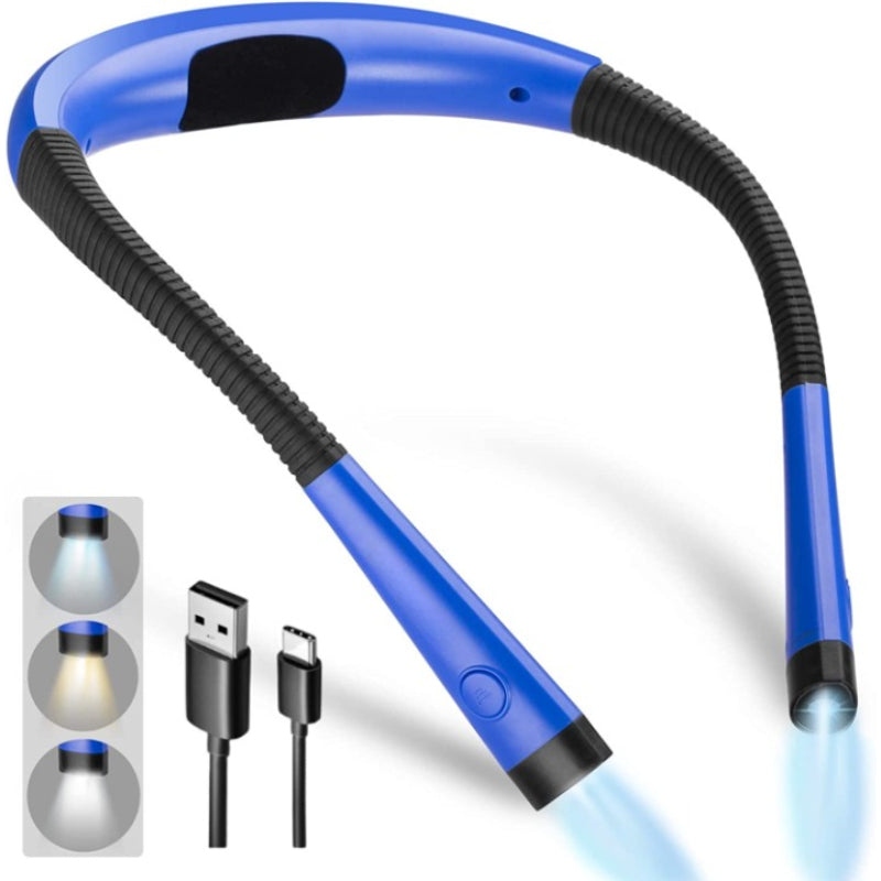 LED-leselampe Med Justerbar Lysstyrke – Oppladbart Batteri For Kontor Og Lesing