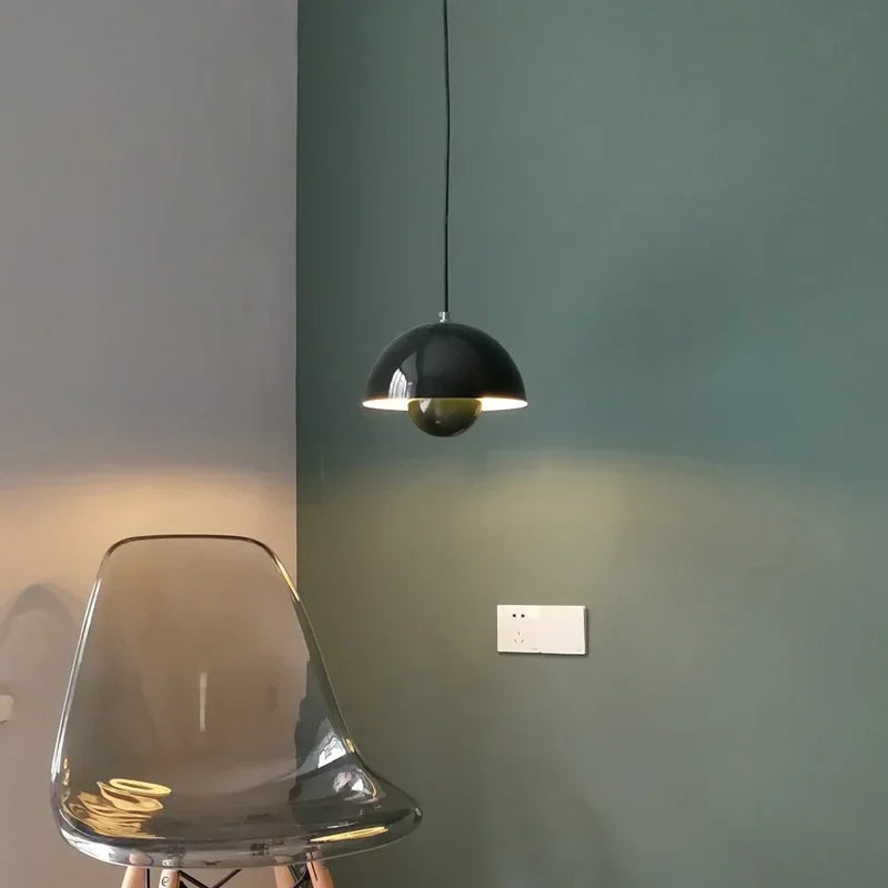 Suspension vintage champignon style nordique