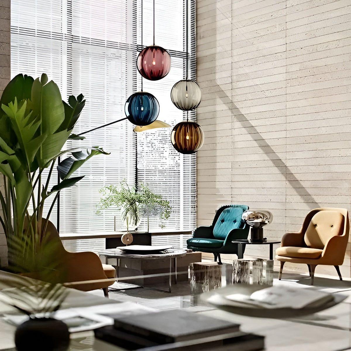 LED Pendellampe i Glass – Nordisk Design, Stemningsfull Taklampe