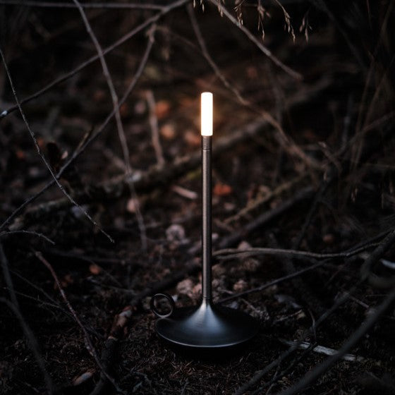Lampe de table nordique en forme de bougeoir