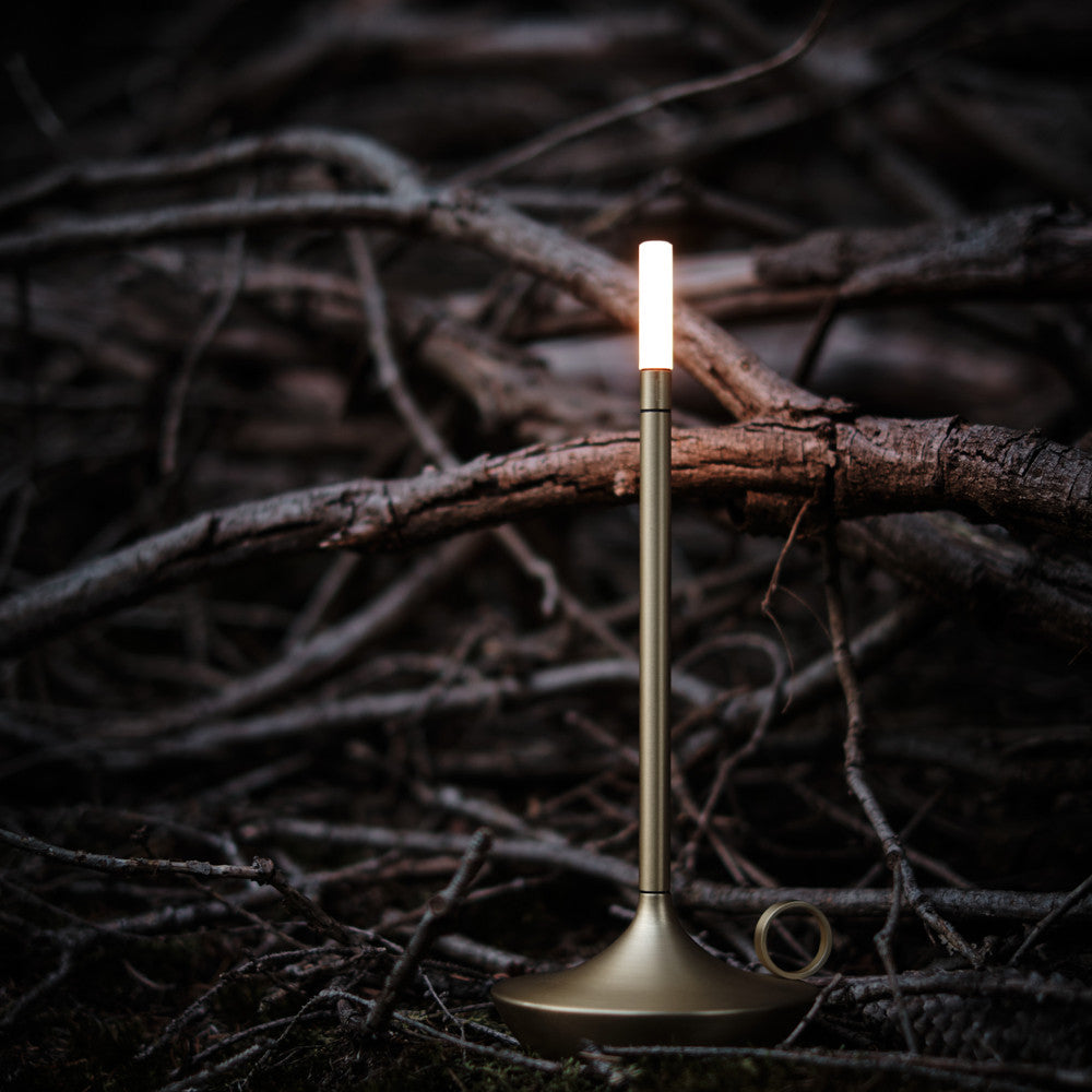 Lampe de table nordique en forme de bougeoir