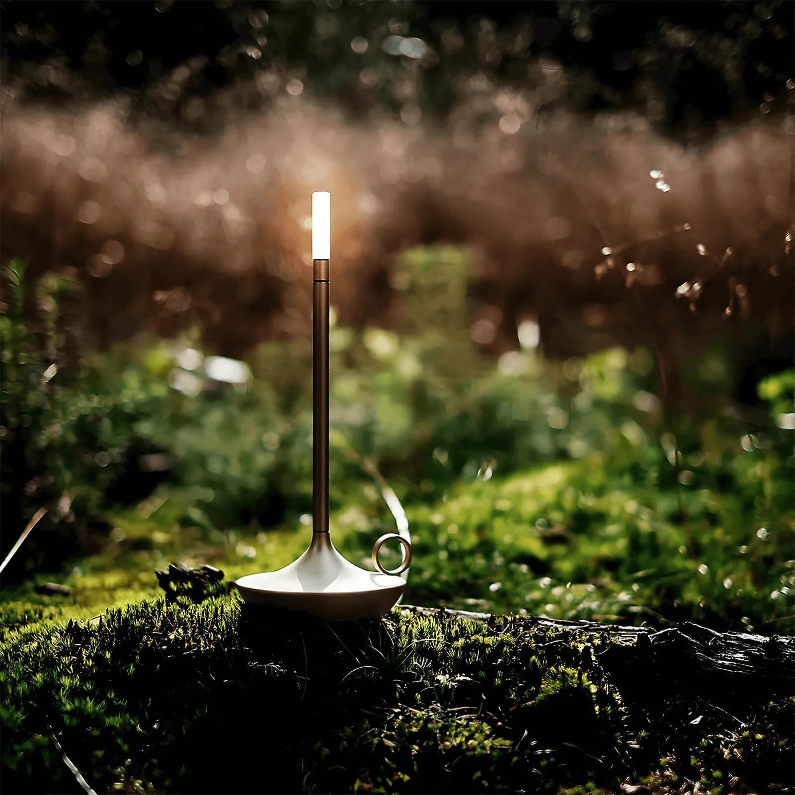 Lampe de table nordique en forme de bougeoir