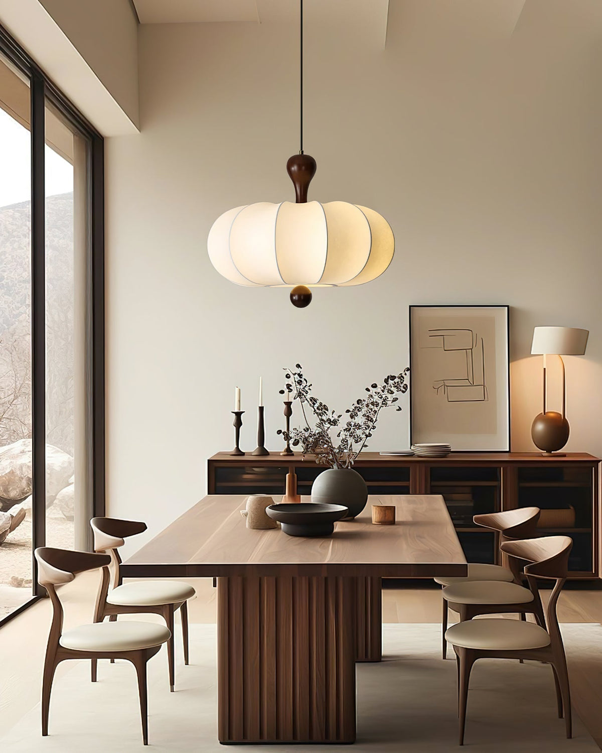 Orlena Suspension Sculptée Blanche