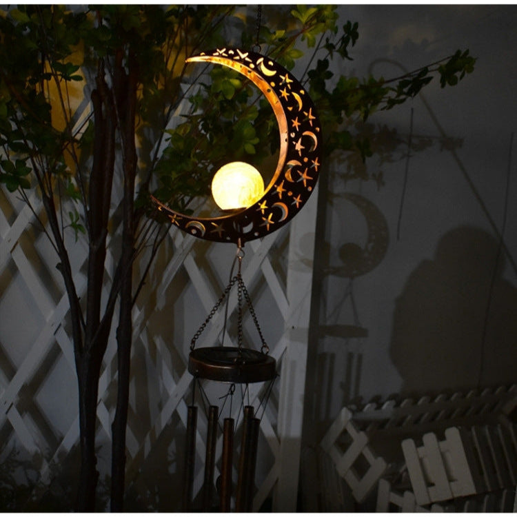 Lampe solaire d'extérieur Carillon Design Lune