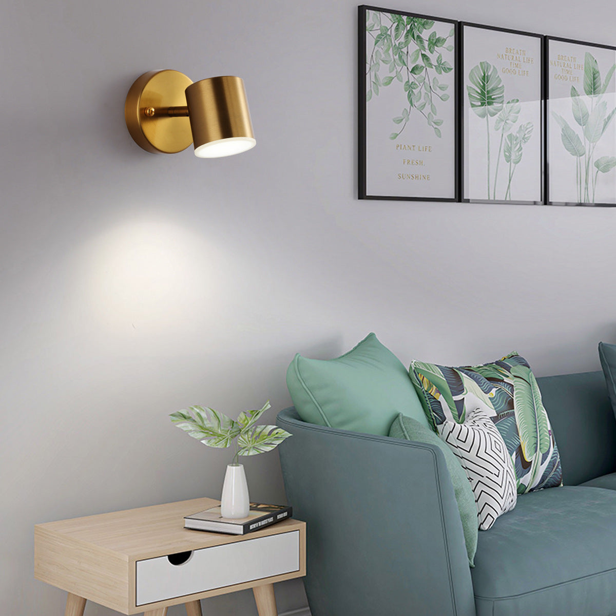 Applique murale Ronde minimaliste Led
