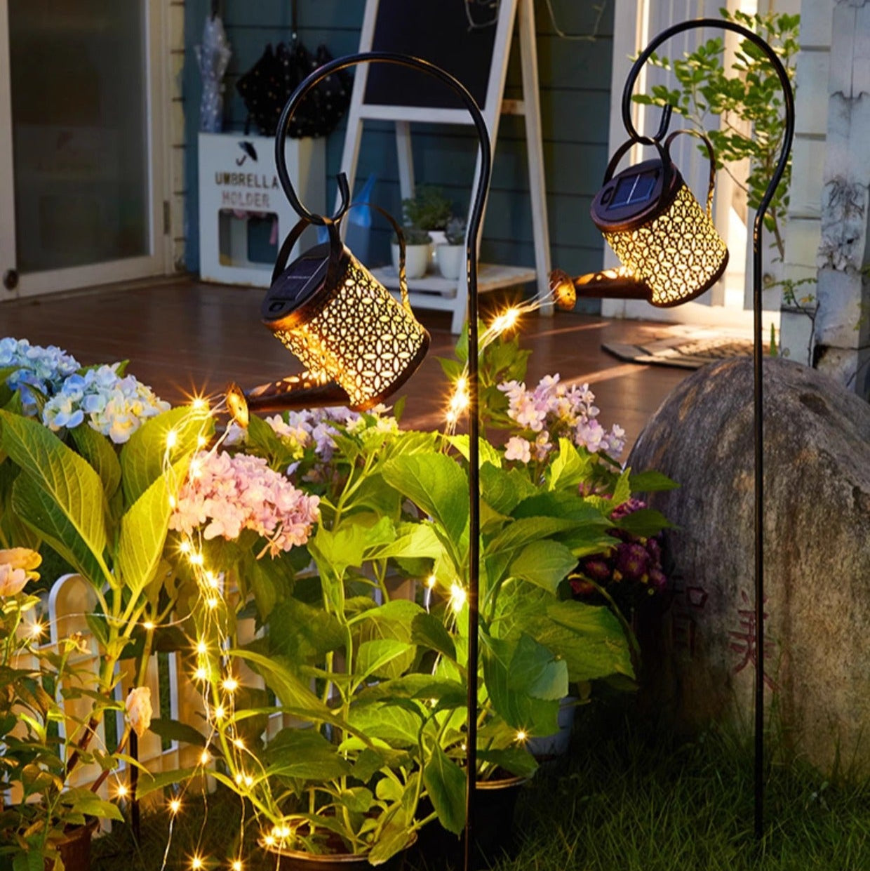 Lampe solaire Design Arrosage jardin