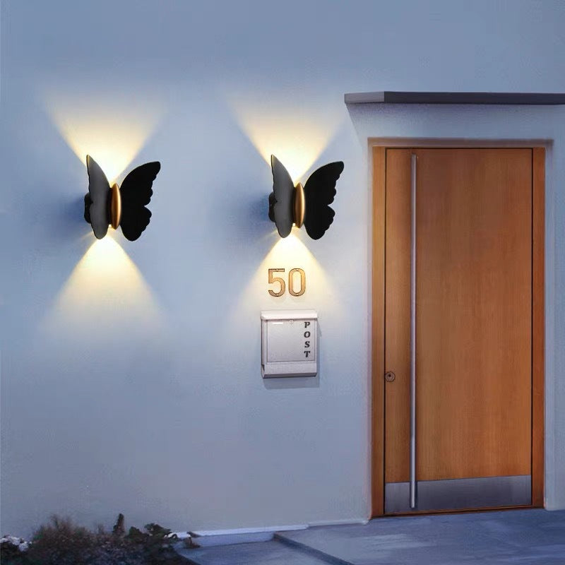 Applique murale extérieure Forme Papillon