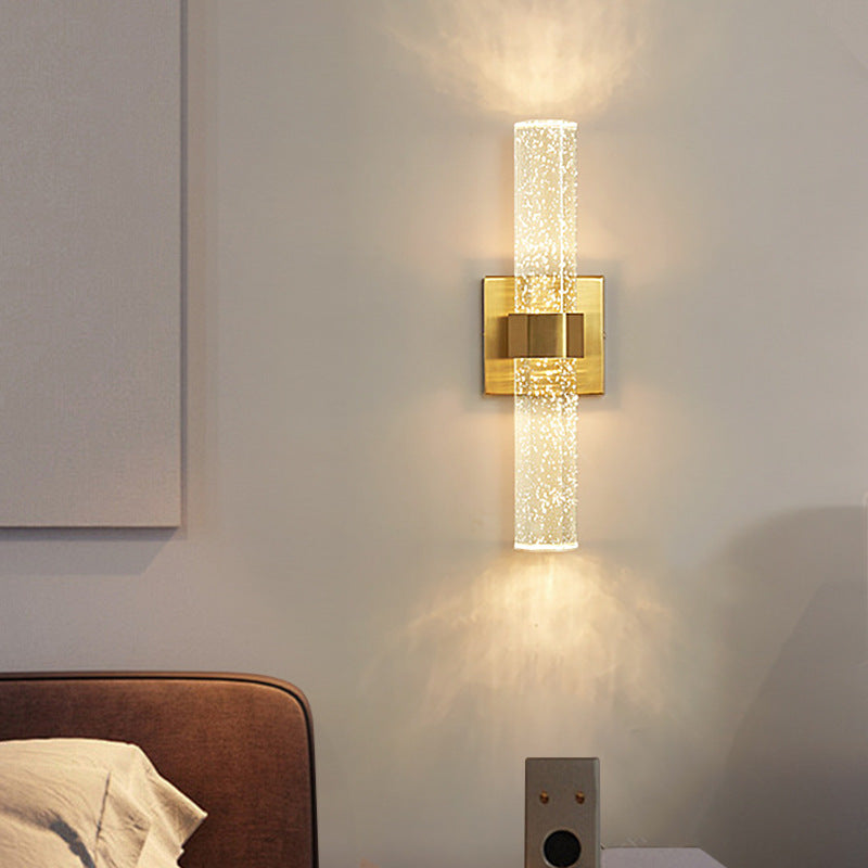 Applique murale LED design tube lumineux