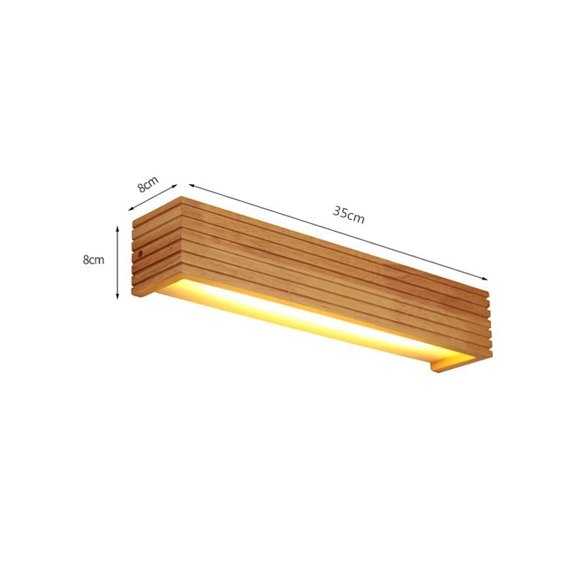 Applique murale moderne en bois