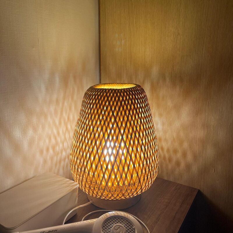 Lampe de chevet Bohème tressée