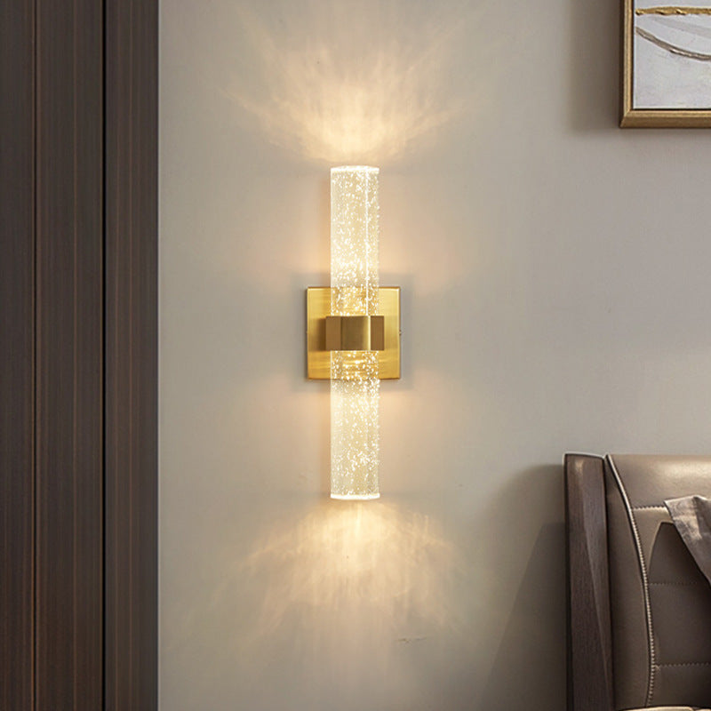 Applique murale LED design tube lumineux