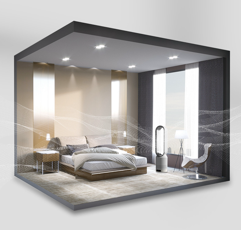 Lumair - Ventilateur Tour sans Pale avec Purificateur d'Air intégré
