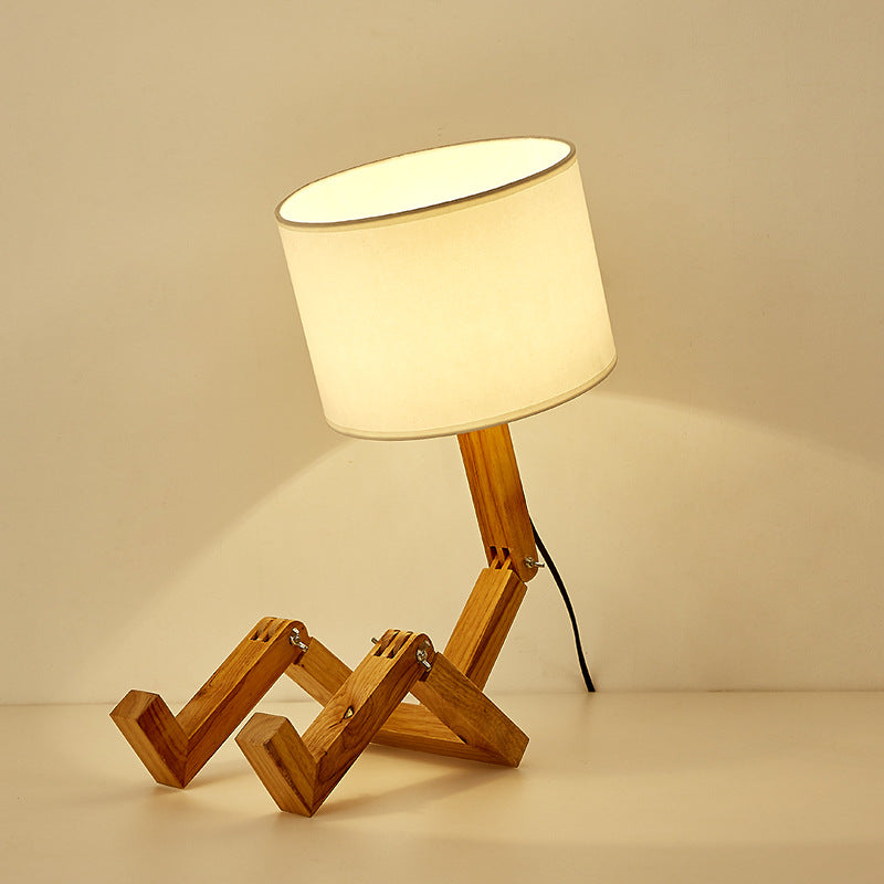 Lampe de chevet Bois articulé