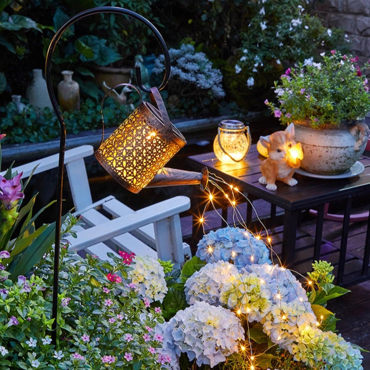 Lampe solaire Design Arrosage jardin