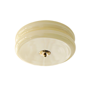 Plafonnier rétro moderne en verre style vintage