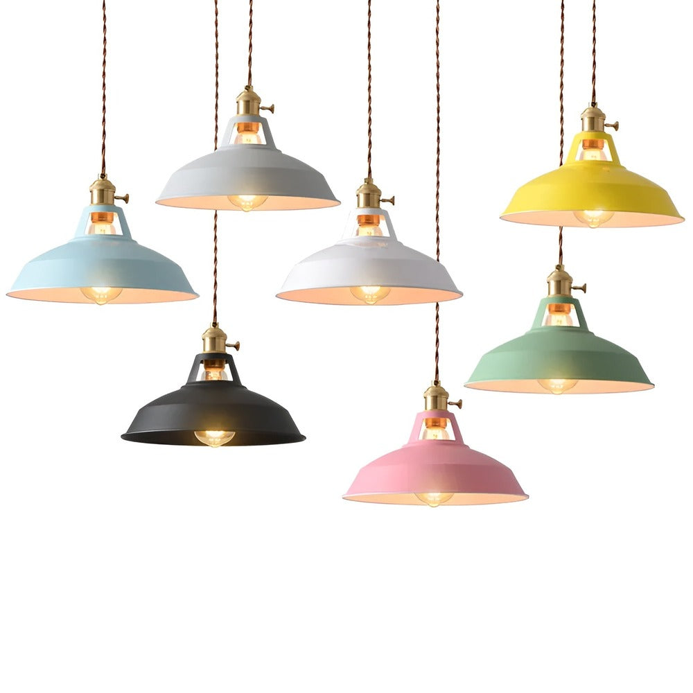 PastelGlow – Fargerik Macaron industriell LED-pendellampe