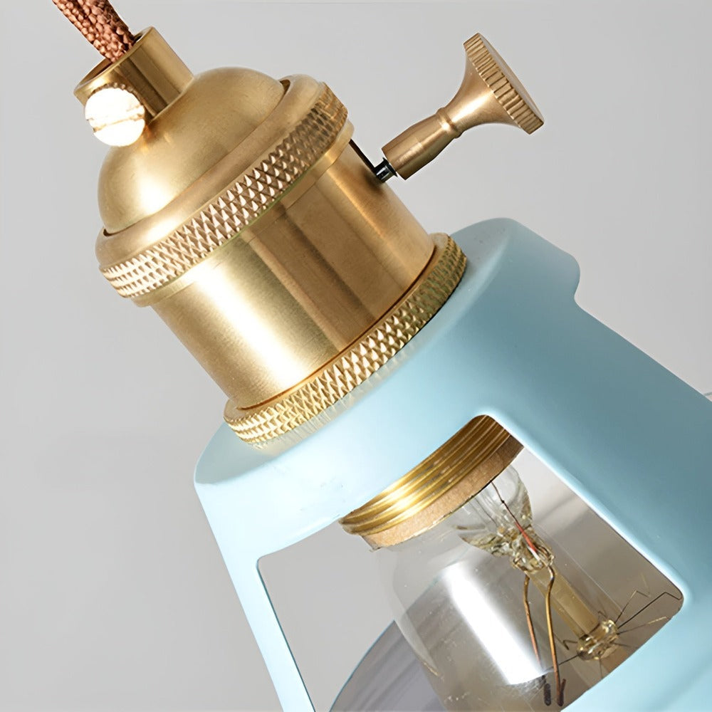 PastelGlow – Fargerik Macaron industriell LED-pendellampe