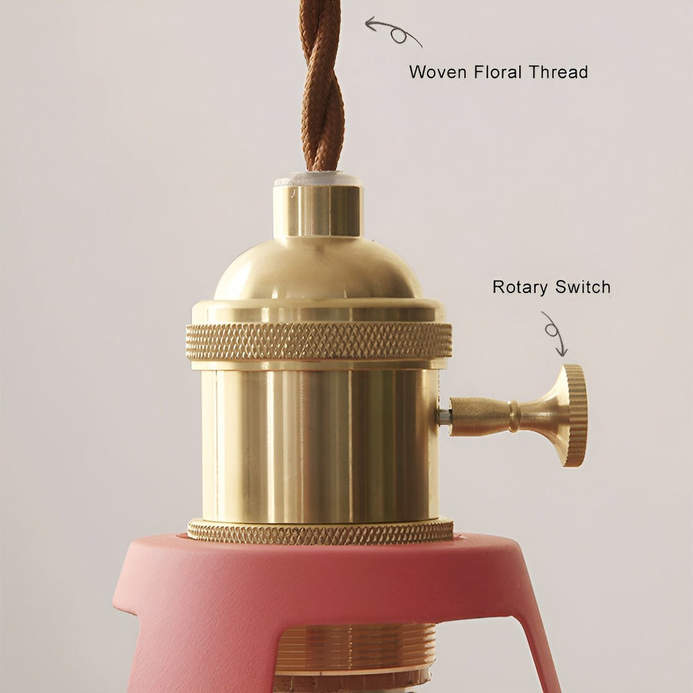 PastelGlow – Fargerik Macaron industriell LED-pendellampe