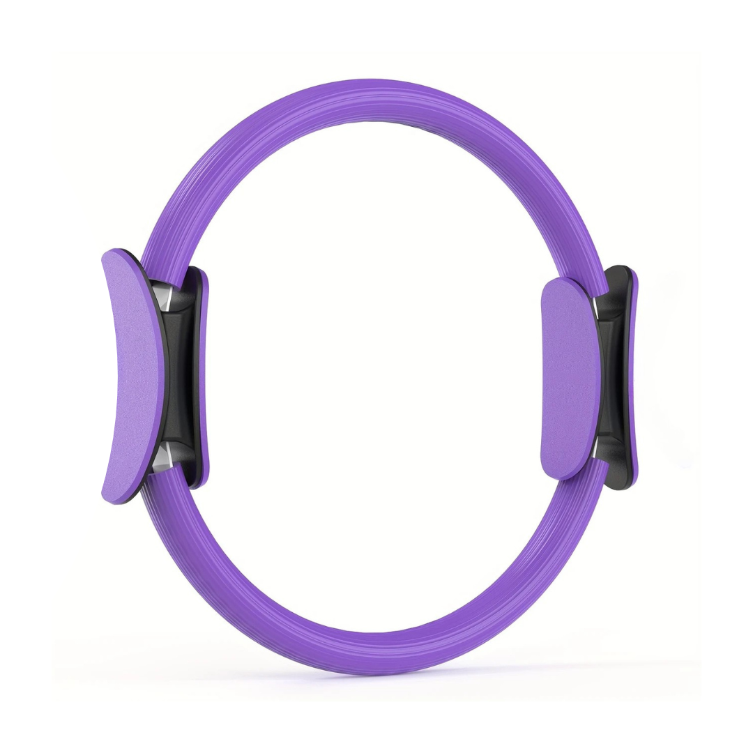 Pilates Exercise Ring, Buigzame Yoga Ring, Paars