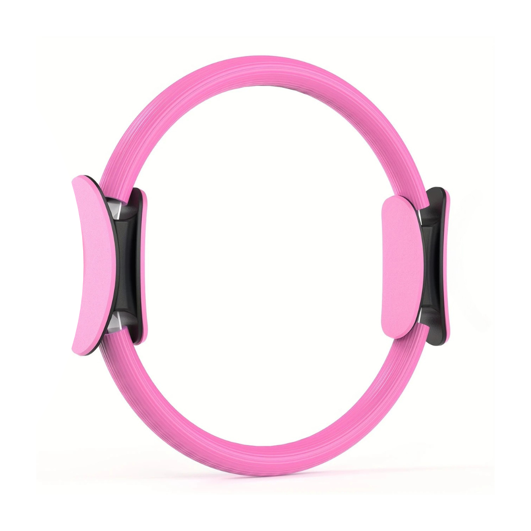 Pilates Exercise Ring, Buigzame Yoga Ring, Roze