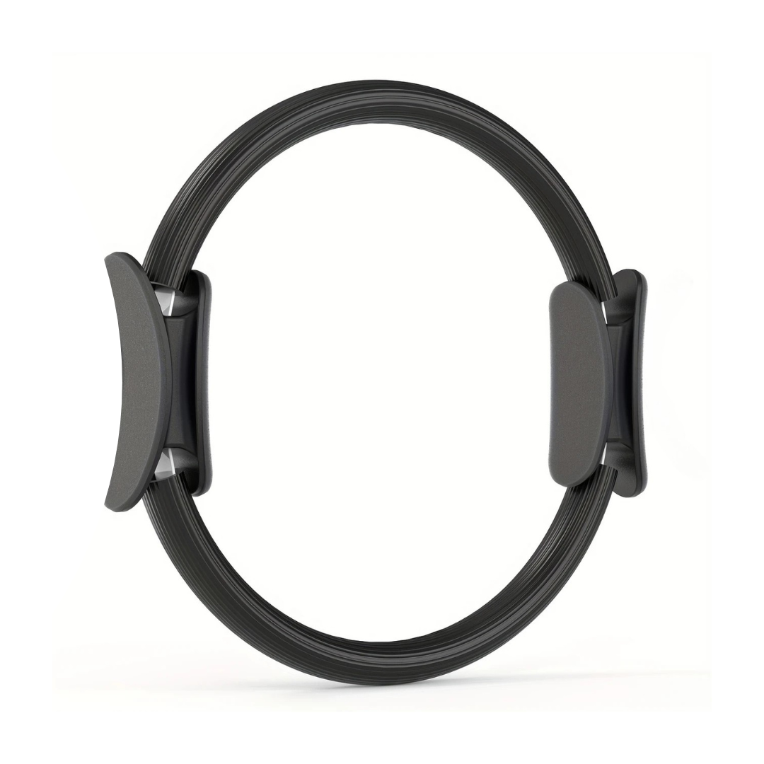 Pilates Exercise Ring, Buigzame Yoga Ring, Zwart