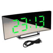 LED-vekkerklokke med høy lysstyrke, temperaturvisning og smart display – Modell TimeLux