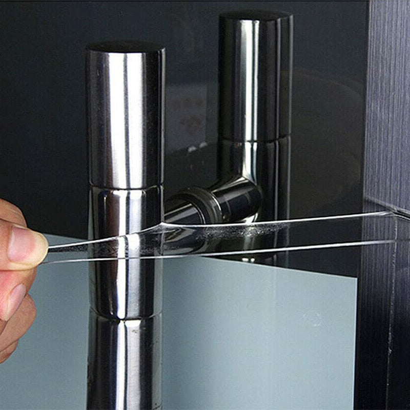 NanoTape Ultra – Ruban Adhésif Double Face Extra Fort pour Usage Domestique et Professionnel | Transparent, Réutilisable et Multifonction