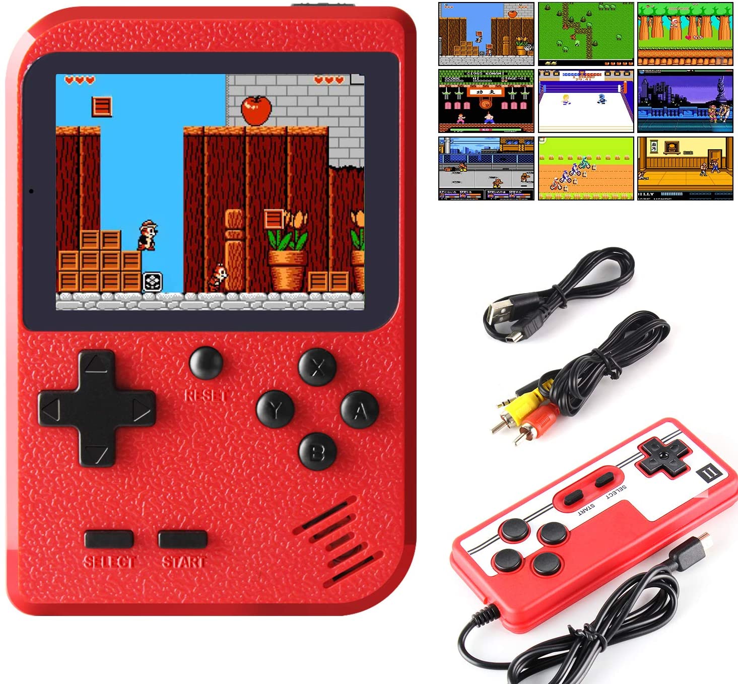 Console de Jeu Rétro 400 Jeux – Super Mario et Plus, À Porter de Main!