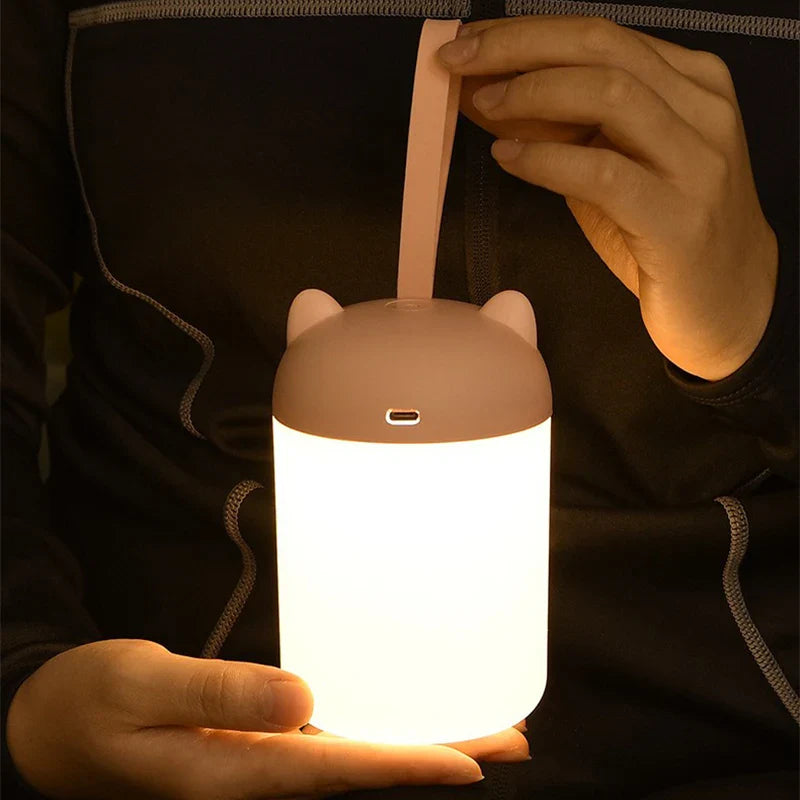 LuminiKid Lampe de Chevet Enfant Tactile et Portable – Veilleuse Adorable et Pratique