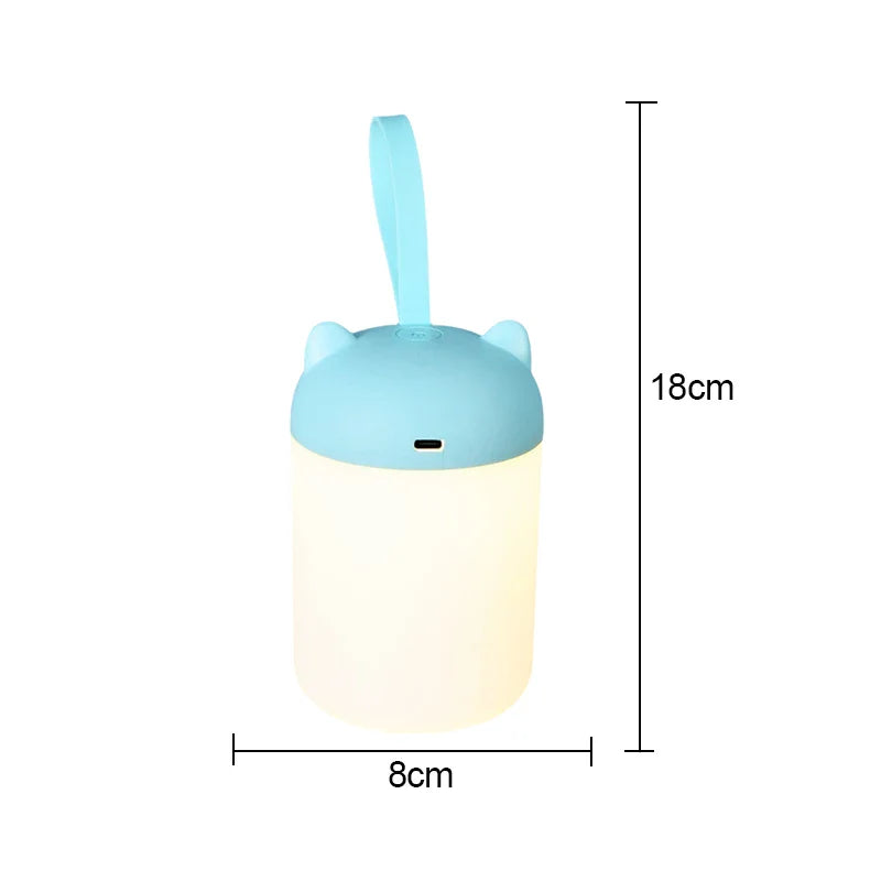LuminiKid Lampe de Chevet Enfant Tactile et Portable – Veilleuse Adorable et Pratique