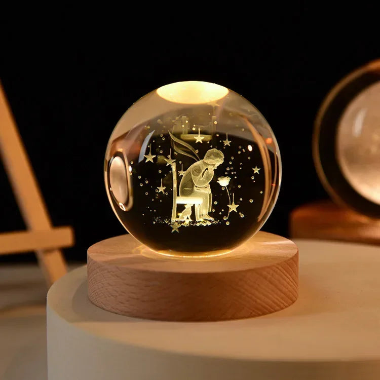 Magic Sphere USB-nattlampe