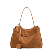 Elya - Grand Sac à Main Chic en Daim
