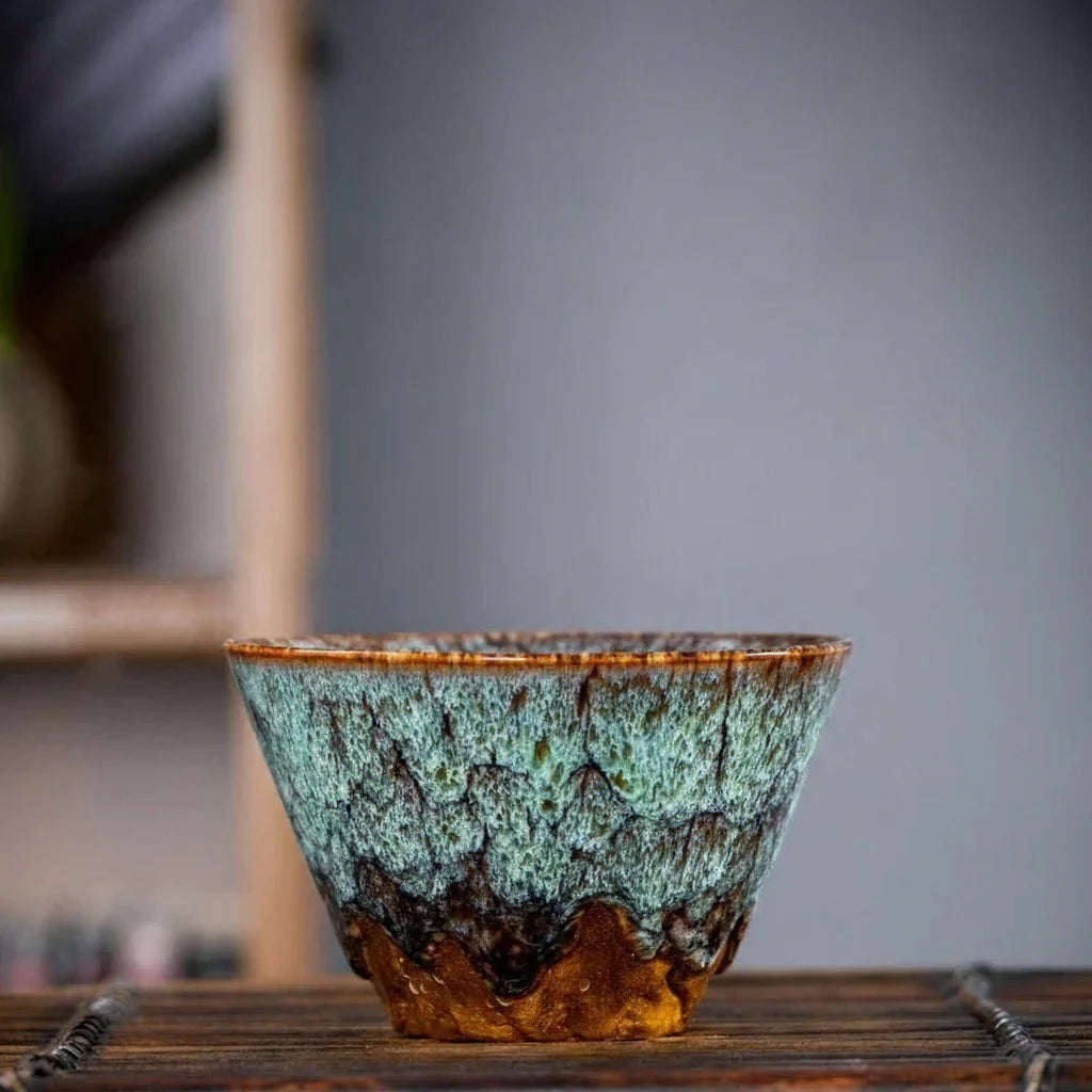 Japansk Teservise i Keramikk ZenCup – Elegant Håndlaget Tekopp for Te og Varme Drikker